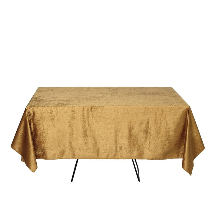 72"x72" Premium Velvet Square Table Overlay LAY72_VEL_GOLD