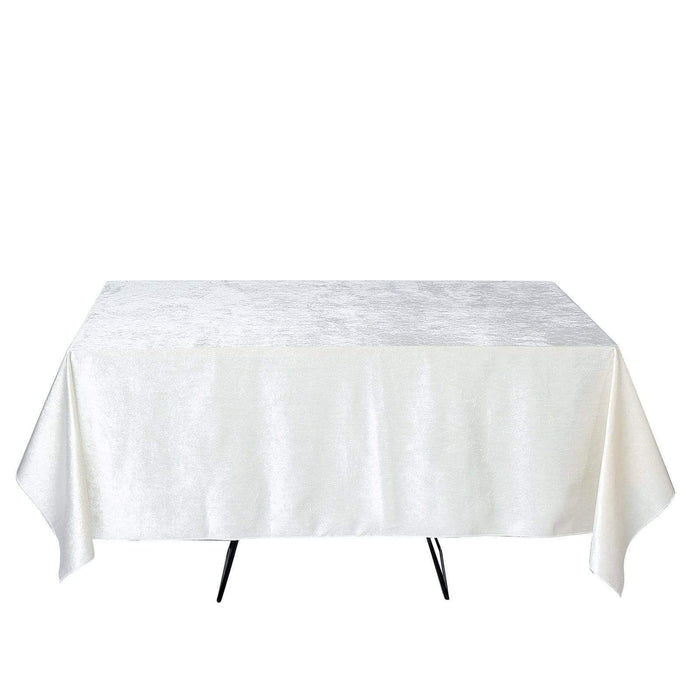 72"x72" Premium Velvet Square Table Overlay LAY72_VEL_IVR