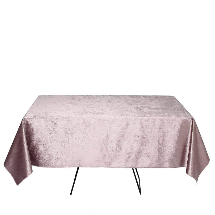 72"x72" Premium Velvet Square Table Overlay LAY72_VEL_MAUV