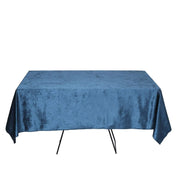 72"x72" Premium Velvet Square Table Overlay LAY72_VEL_NAVY