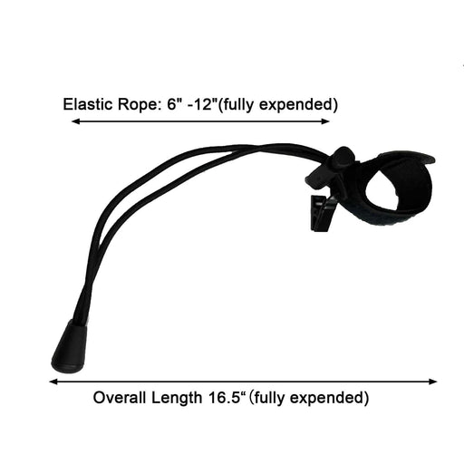8 Backdrop Clamp Clips with Adjustable Elastic String Holder - Black BKDP_CLAMP04