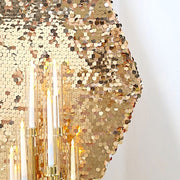 8 ft Big Payette Sequin Hexagon Backdrop Stand Cover Wedding Decorations