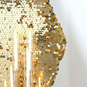 8 ft Big Payette Sequin Hexagon Backdrop Stand Cover Wedding Decorations