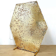 8 ft Big Payette Sequin Hexagon Backdrop Stand Cover Wedding Decorations