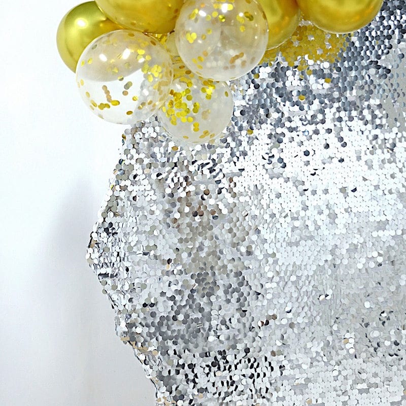 8 ft Big Payette Sequin Hexagon Backdrop Stand Cover Wedding Decorations