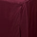 8 ft Fitted Polyester Tablecloth 96" x 30" x 30" - Burgundy TAB_FIT8_BURG