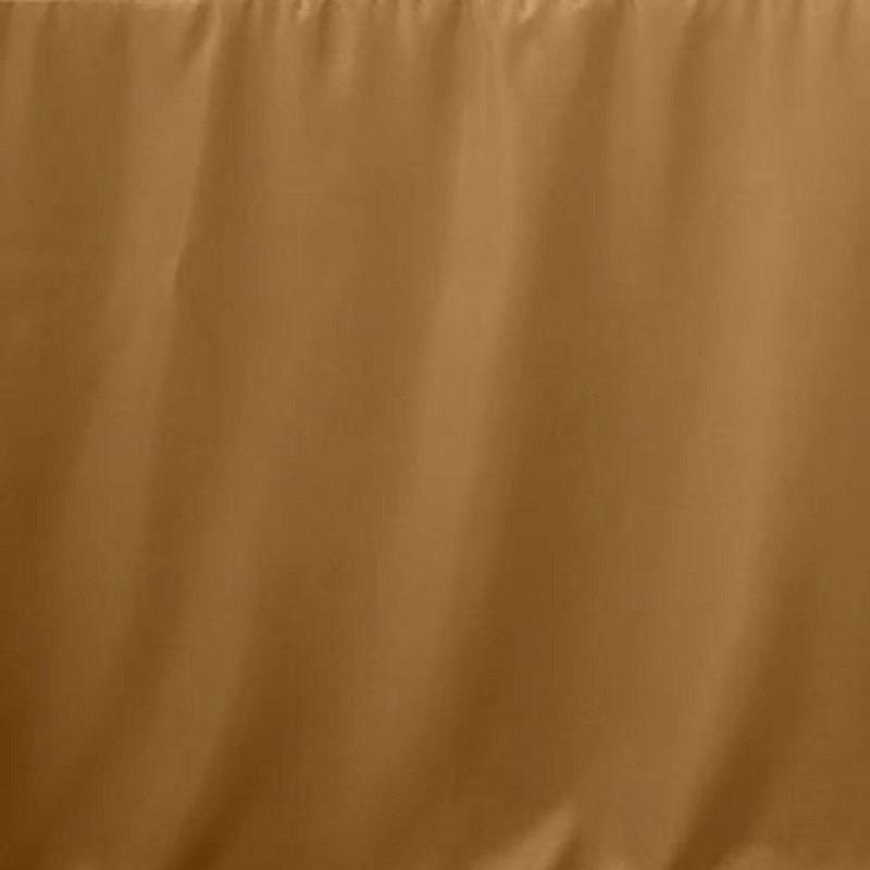 8 ft Fitted Polyester Tablecloth 96" x 30" x 30" - Gold TAB_FIT8_GOLD
