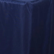 8 ft Fitted Polyester Tablecloth 96" x 30" x 30" - Navy Blue TAB_FIT8_NAVY