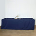 8 ft Fitted Polyester Tablecloth 96" x 30" x 30" - Navy Blue TAB_FIT8_NAVY