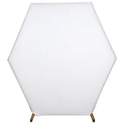 8 ft Fitted Spandex Hexagon Backdrop Stand Cover Wedding Decorations