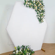 8 ft Fitted Spandex Hexagon Backdrop Stand Cover Wedding Decorations