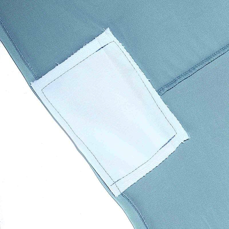 8 ft Fitted Spandex Tablecloth 96" x 30" x 30" - Dusty Blue TAB_REC_SPX8FT_086