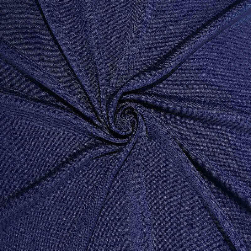 8 ft Fitted Spandex Tablecloth 96" x 30" x 30" - Navy Blue TAB_REC_SPX8FT_NAVY