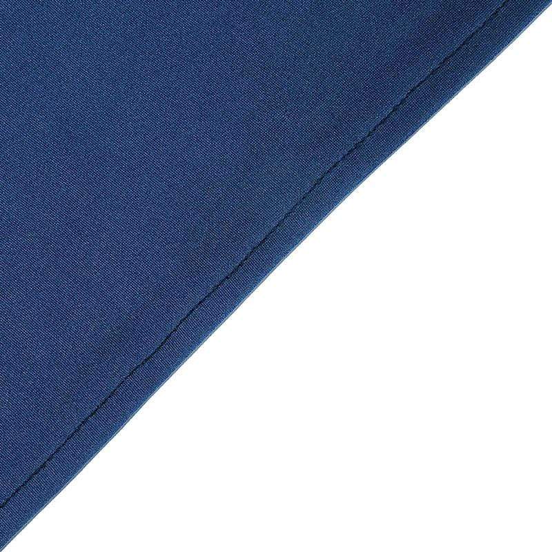 8 ft Fitted Spandex Tablecloth 96" x 30" x 30" - Navy Blue TAB_REC_SPX8FT_NAVY