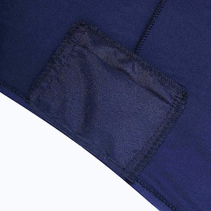 8 ft Fitted Spandex Tablecloth 96" x 30" x 30" - Navy Blue TAB_REC_SPX8FT_NAVY