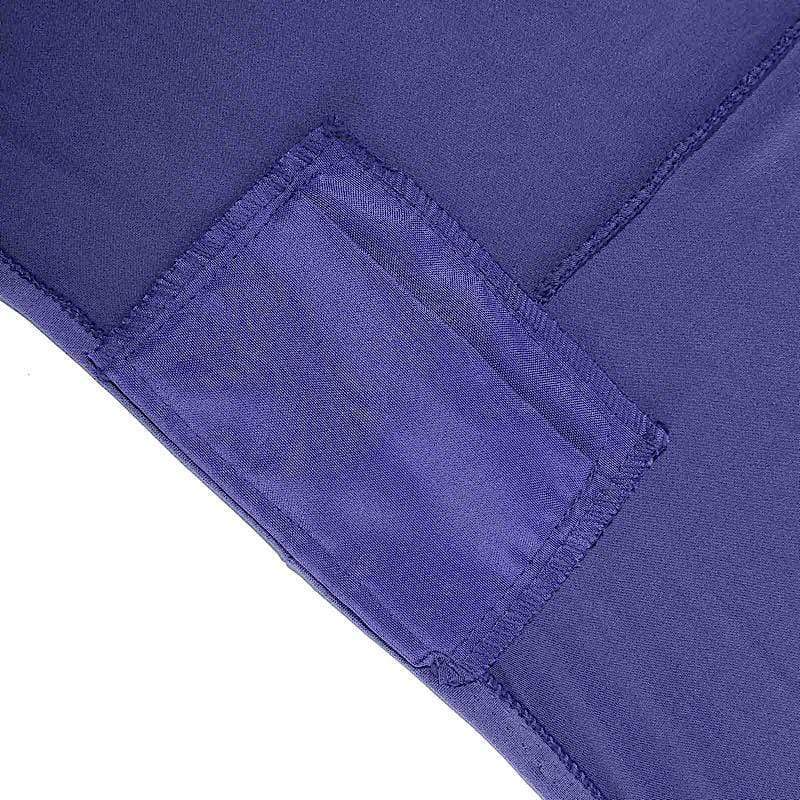8 ft Fitted Spandex Tablecloth 96" x 30" x 30" - Purple TAB_REC_SPX8FT_PURP