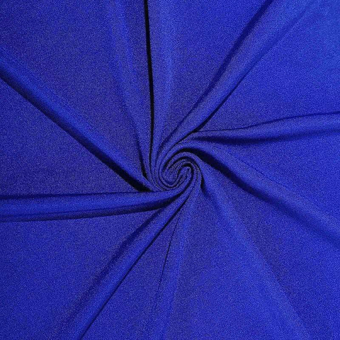 8 ft Fitted Spandex Tablecloth 96" x 30" x 30" - Royal Blue TAB_REC_SPX8FT_ROY