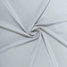 8 ft Fitted Spandex Tablecloth 96" x 30" x 30" - Silver TAB_REC_SPX8FT_SILV