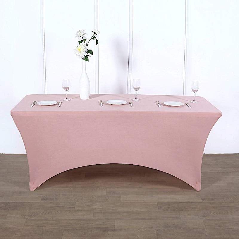 8 ft Fitted Spandex Tablecloth 96" x 30" x 30"