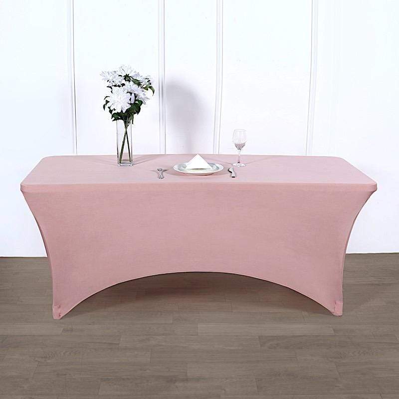 8 ft Fitted Spandex Tablecloth 96" x 30" x 30"