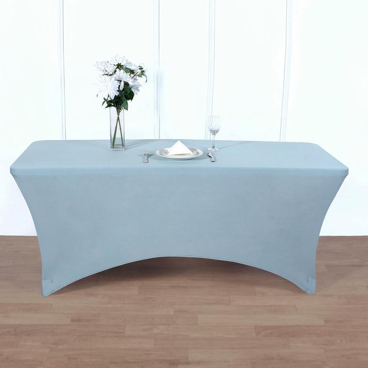 8 ft Fitted Spandex Tablecloth 96" x 30" x 30"