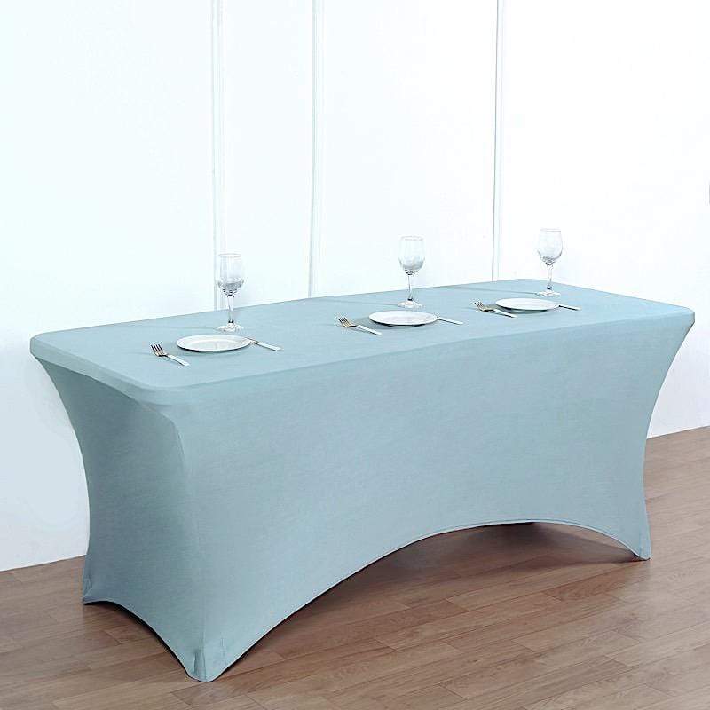 8 ft Fitted Spandex Tablecloth 96" x 30" x 30"