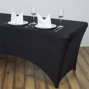 8 ft Fitted Spandex Tablecloth 96" x 30" x 30"