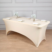 8 ft Fitted Spandex Tablecloth 96" x 30" x 30"