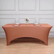 8 ft Fitted Spandex Tablecloth 96" x 30" x 30"