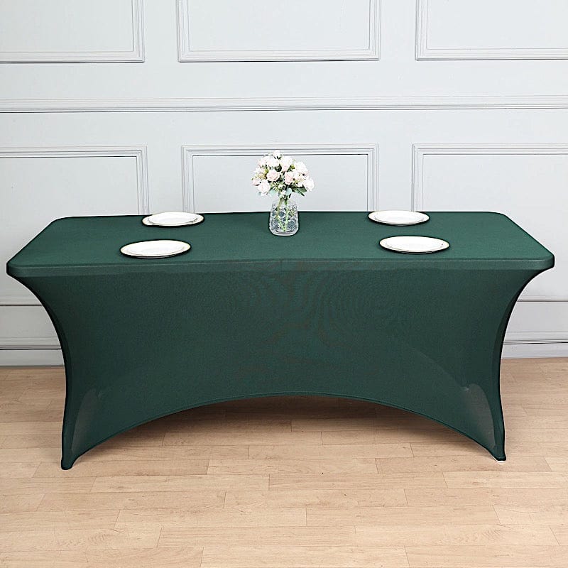 8 ft Fitted Spandex Tablecloth 96" x 30" x 30"