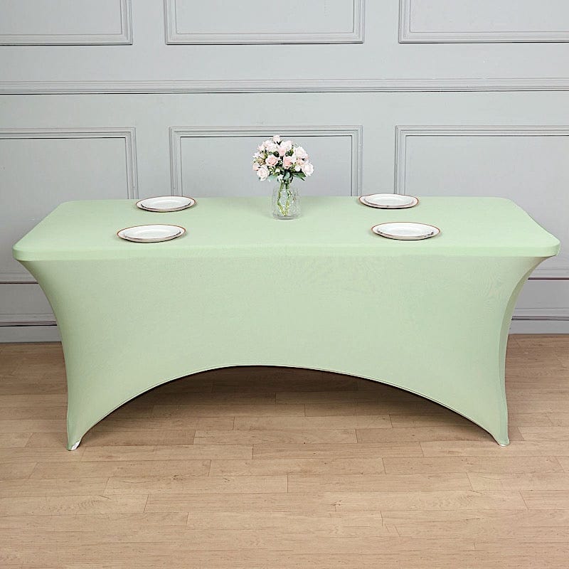 8 ft Fitted Spandex Tablecloth 96" x 30" x 30"