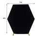 8 ft Fitted Velvet Hexagon Backdrop Stand Cover Wedding Decorations