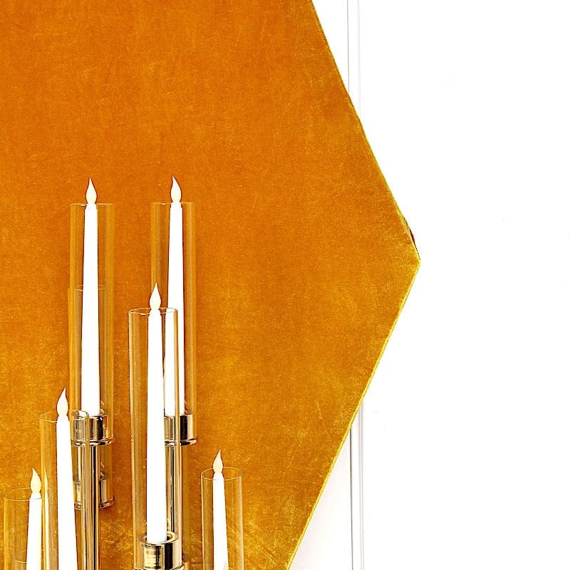 8 ft Fitted Velvet Hexagon Backdrop Stand Cover Wedding Decorations