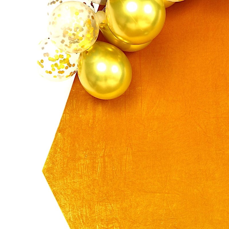 8 ft Fitted Velvet Hexagon Backdrop Stand Cover Wedding Decorations