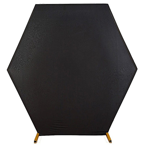 8 ft Metallic Double-sided Spandex Hexagon Backdrop Stand Cover Wedding Decorations
