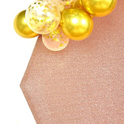 8 ft Metallic Spandex Hexagon Backdrop Stand Cover Wedding Decorations