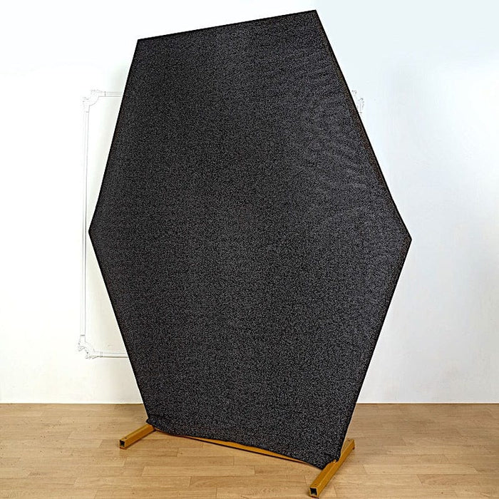 8 ft Metallic Spandex Hexagon Backdrop Stand Cover Wedding Decorations