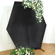 8 ft Metallic Spandex Hexagon Backdrop Stand Cover Wedding Decorations