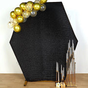 8 ft Metallic Spandex Hexagon Backdrop Stand Cover Wedding Decorations