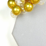 8 ft Metallic Spandex Hexagon Backdrop Stand Cover Wedding Decorations