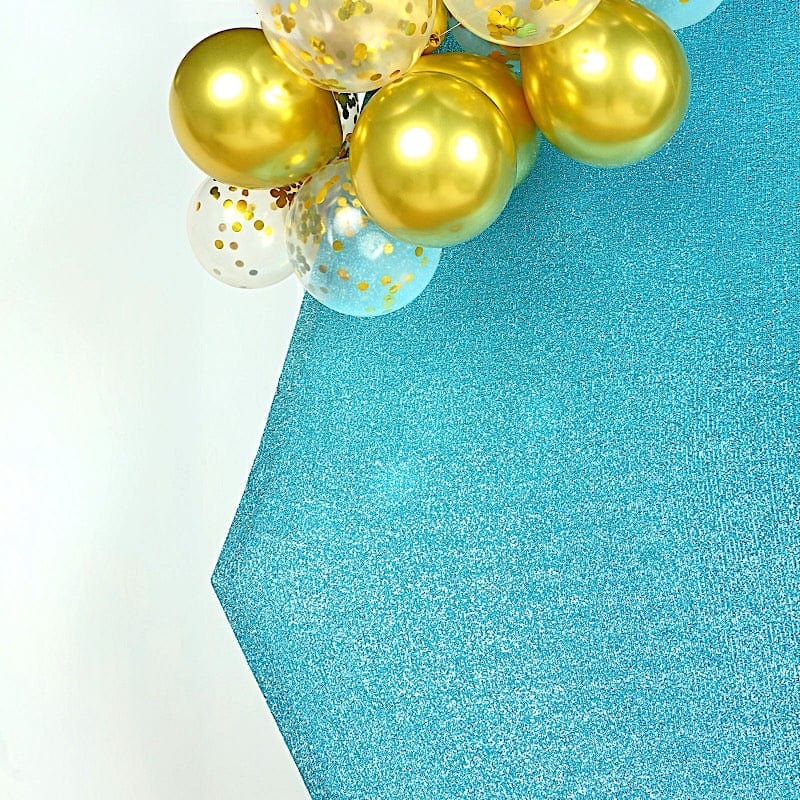 8 ft Metallic Spandex Hexagon Backdrop Stand Cover Wedding Decorations