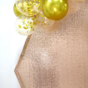 8 ft Sparkle Sequin Hexagon Backdrop Stand Cover Wedding Decorations