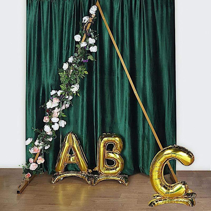 8 ft tall Triangle Metal Wedding Arch Backdrop Stand - Gold BKDP_STNDTRI1_GOLD