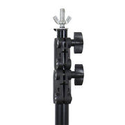 8 ft x 10 ft Photography Backdrop Stand Kit - Black BKDP_STND09