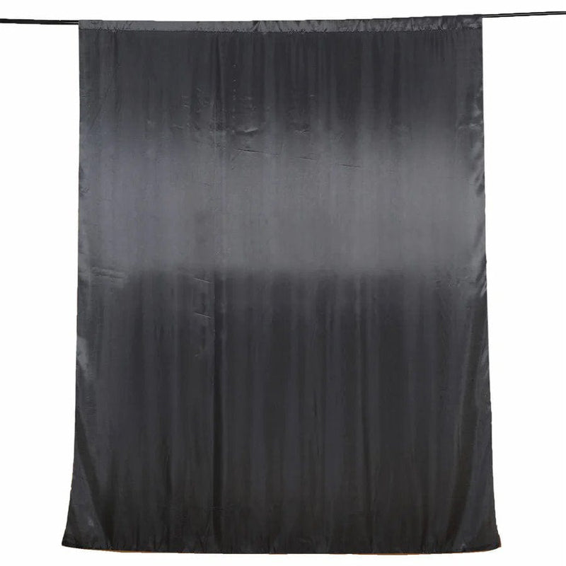 8 ft x 10 ft Satin Backdrop Curtain Photo Booth Decorations