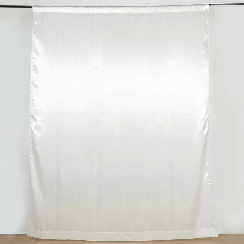 8 ft x 10 ft Satin Backdrop Curtain Photo Booth Decorations