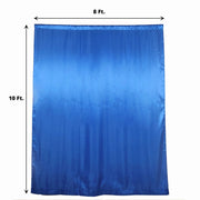 8 ft x 10 ft Satin Backdrop Curtain Photo Booth Decorations