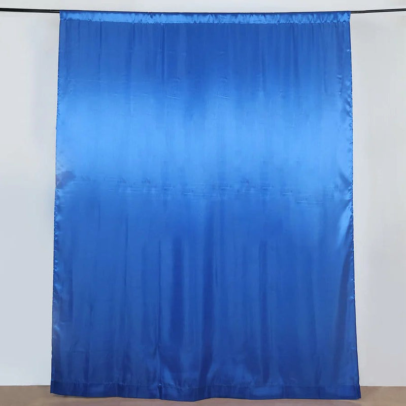 8 ft x 10 ft Satin Backdrop Curtain Photo Booth Decorations