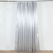 8 ft x 10 ft Satin Backdrop Curtain Photo Booth Decorations