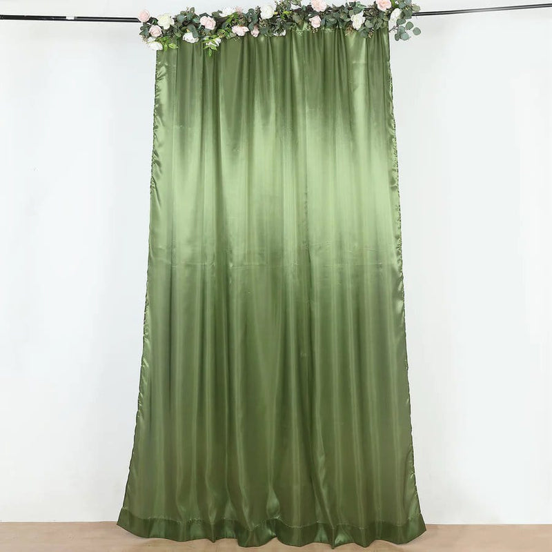 8 ft x 10 ft Satin Backdrop Curtain Photo Booth Decorations